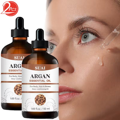 SUAI Argan Essential Oil 2-Pack (50ml)