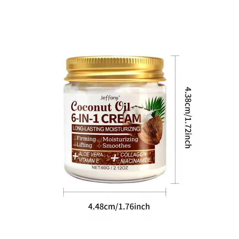 Jeffany Coconut Oil 6-in-1 Cream (60g)