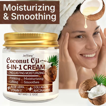 Jeffany Coconut Oil 6-in-1 Cream (60g)