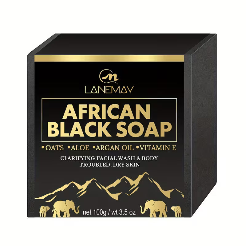 Lanemay African Black Soap (100g)