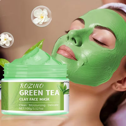 Rozino Green Tea Clay Face Mask (100g)